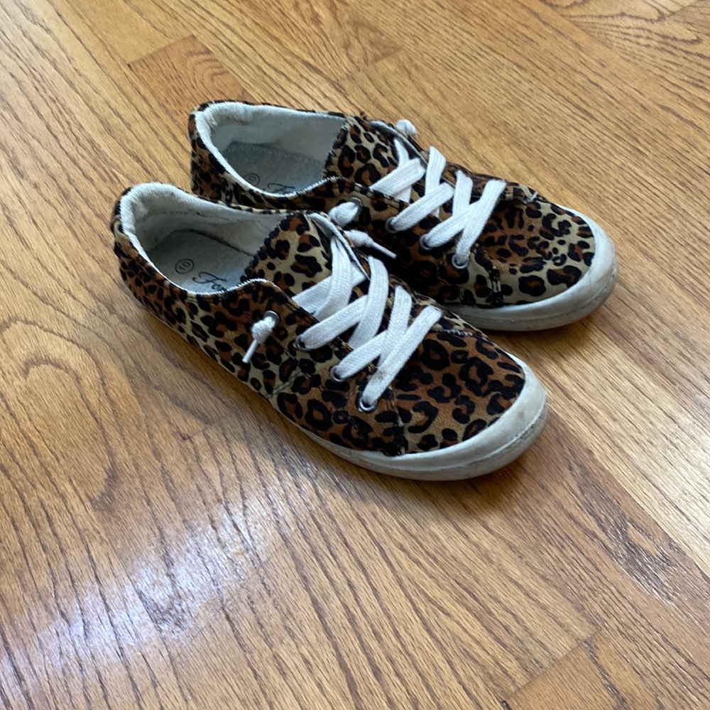 Cheetah slip-on sneakers